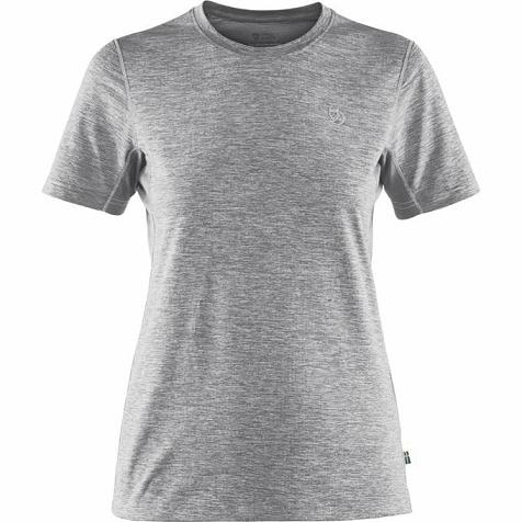 Fjallraven Women Abisko T-Shirt Grey PH133437 Philippines